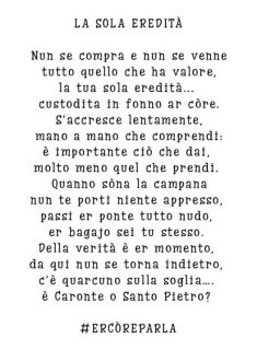 LA SOLA EREDITA'