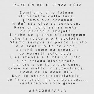 Pare un volo senza mèta