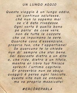 UN LUNGO ADDIO